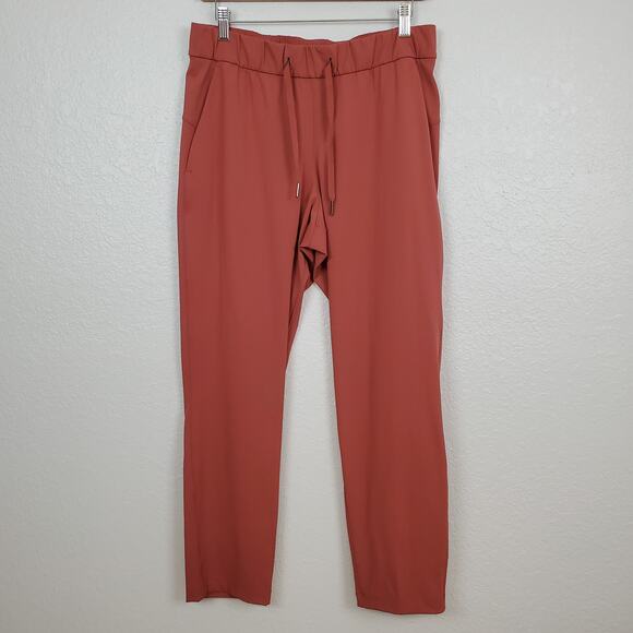 lululemon athletica Pants - Lululemon On the Fly 7/8 Pant Size 8 Womens Rustic Clay Straight Leg Drawstring